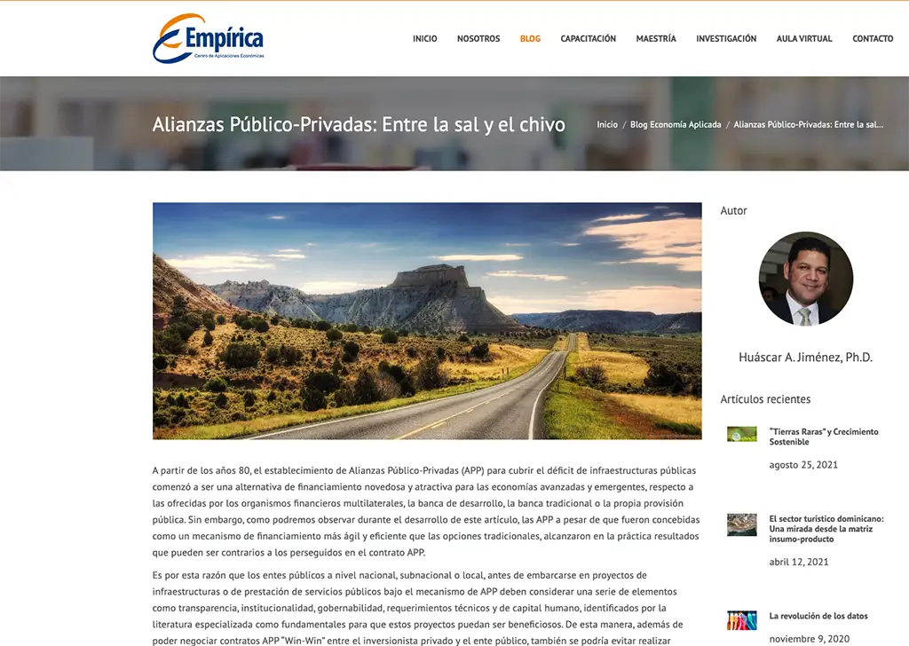 Alianzas Público-Privadas: Entre la sal y el chivo